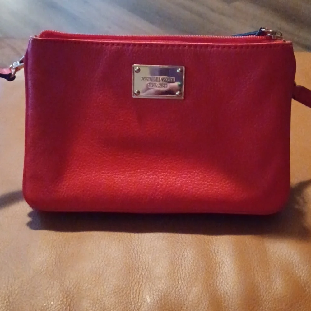 >  Michael Kors Vibrant Red Crossbody Bag